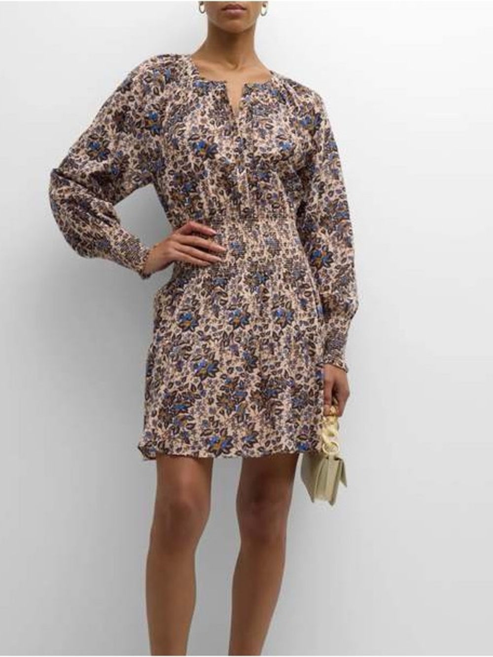 Apiece Apart La Ventura Mini Dress, floral size S